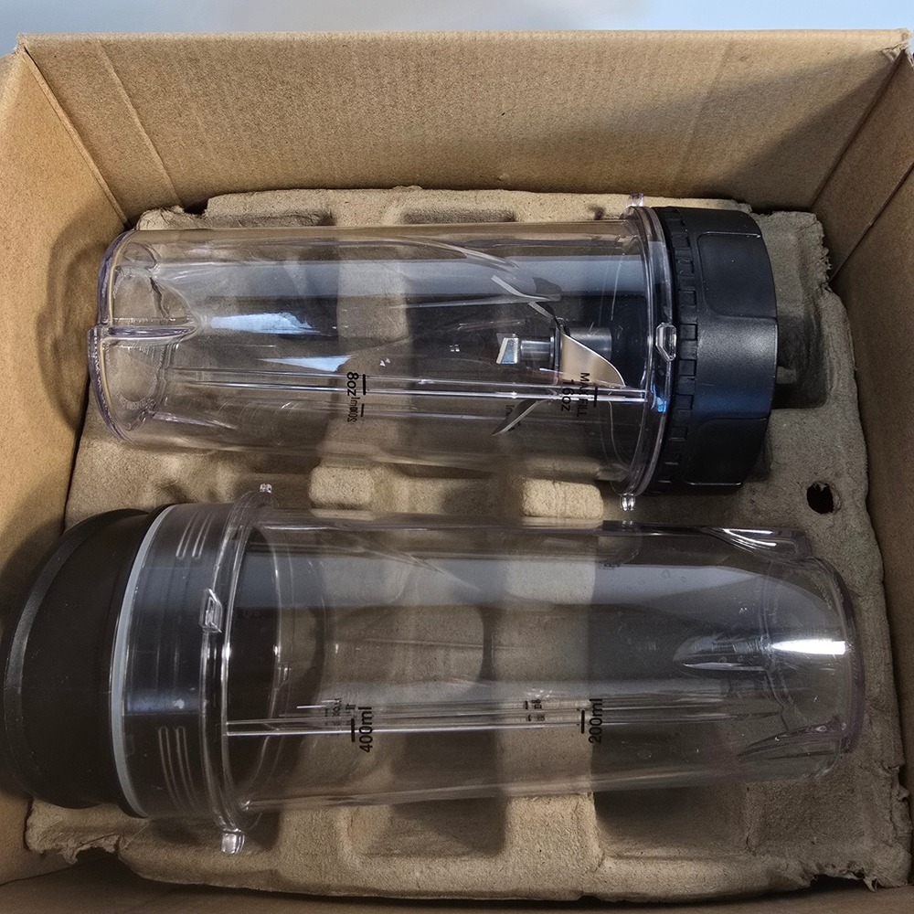 Ninja Fit Personal Blender 700 Watts QB3000SS 16oz Cups Black Silver Open Box - Picture 6 of 16